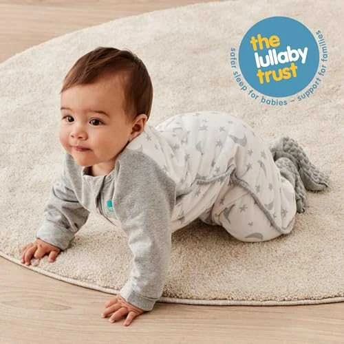 Pižama Love To Dream - 12-24 m - balta, księżyc - ETAP 3 2,5 TOG