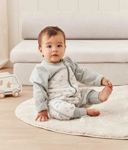 Pižama Love To Dream - 12-24 m - balta, księżyc - ETAP 3 2,5 TOG