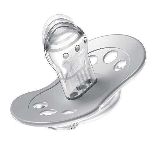 LOVI dinaminis silikoninis čiulptukas BUDDY BEAR, 0-3 mėn., 2 vnt., 22/863