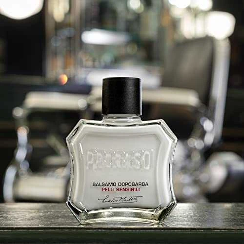 Jautrios odos balzamas po skutimosi Proraso White Line After Shave Balm, 100 ml