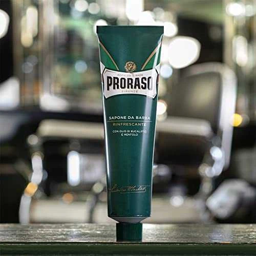 Proraso Green Line Shaving Cream Gaivinantis skutimosi kremas, 150 ml