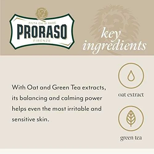 Jautrios odos balzamas po skutimosi Proraso White Line After Shave Balm, 100 ml