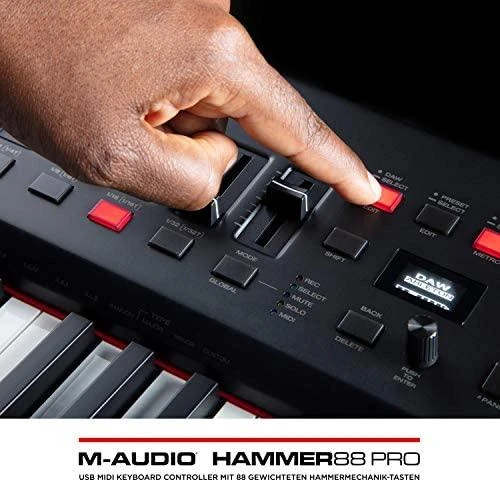 M-Audio M-AUDIO HAMMER 88 PRO - Klaviatūra STERUJĄCA