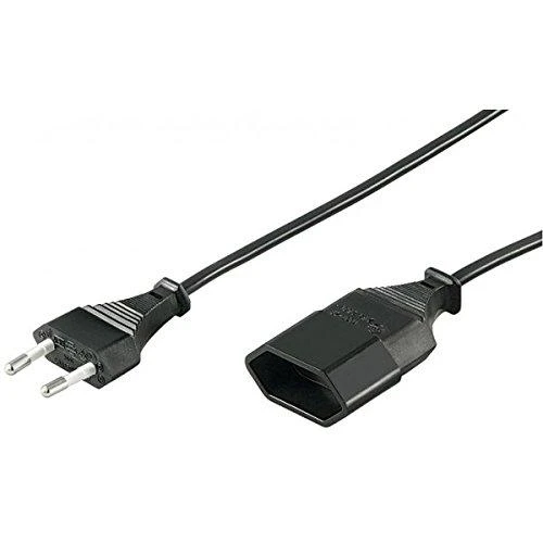 DELTACO kabelis , Rak CEE 7/16 - Rak IEC 60906-1 klasė 0, 5 m / DEL-109AF