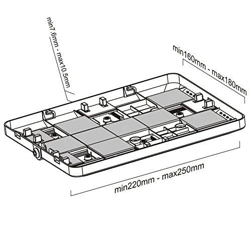 Maclean MC-644 Desk 9.7-10.1 colio Planšetinio kompiuterio stovas