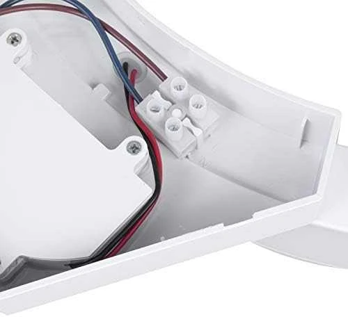 Lubinis šviestuvas MACLEAN MCE290W LED lempa su infraraudonųjų spindulių judesio jutikliu 800lm 10W IP54 baltas