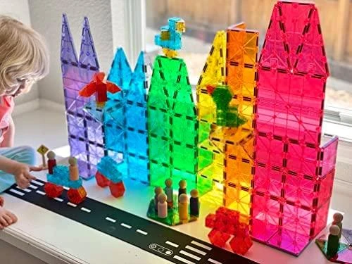 MAGNA-TILES Konstruktorius „Spalvos“, 100 det.