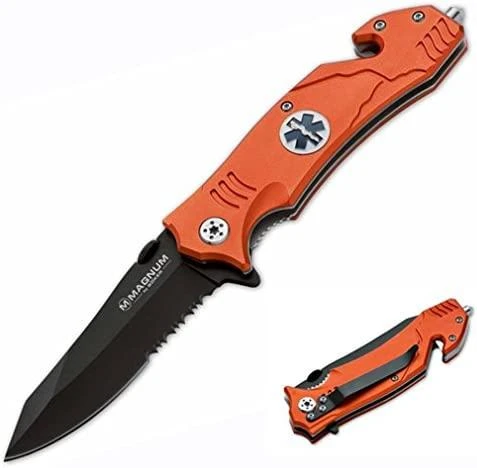 Boker Sulankstomas peilis Magnum Ems Rescue 01LL472