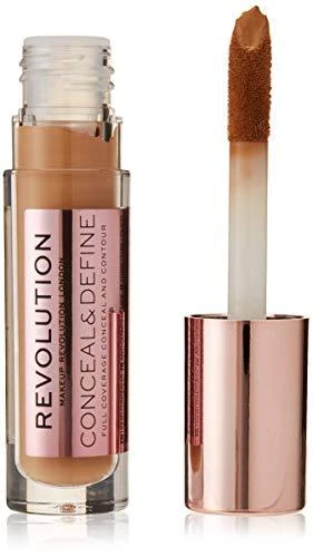 Makeup Revolution Conceal & Define korekcinis skystis makiažui C 12, 4 g