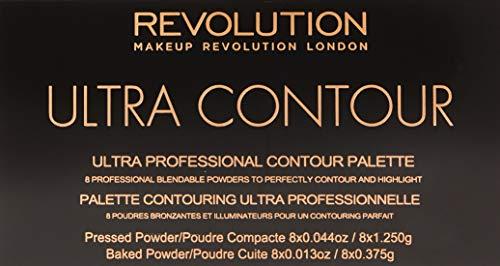 Makeup revolution "Revolution Make Up Ultra Contour Palette" Veido kontūravimo paletė 12,8g
