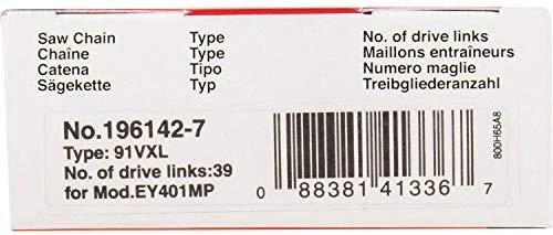 Makita Grandinės SC 91VXL 25cm/10", 3/8, 1.3mm, 39H 196142-7