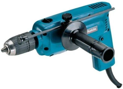 Makita DP4011 Gręžtuvas, 720 W, 2 greičiai 0-1200/ 0-2900 min-1, ranka užveržiamas griebtuvas 13 mm, 2,3kg