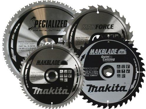 Makita T.C.T. pjūklas MAKFORCE 355X3X30mm 20° T24 B-08274 T.C.T • 355 x30 mm • T24 • 20° • Medienai