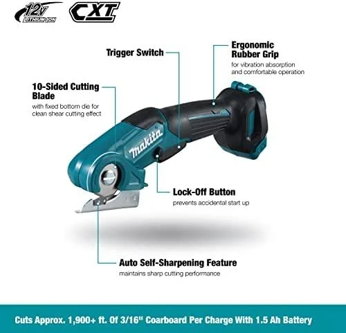 Makita CP100DZ Akumuliatorinis universalus multicutter, Be akumuliatorių ir kroviklio!