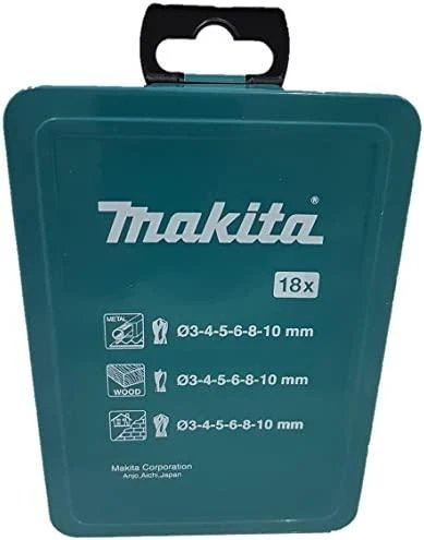 Grąžtas Grąžtų komplektas Makita D-46202; 18 vnt.