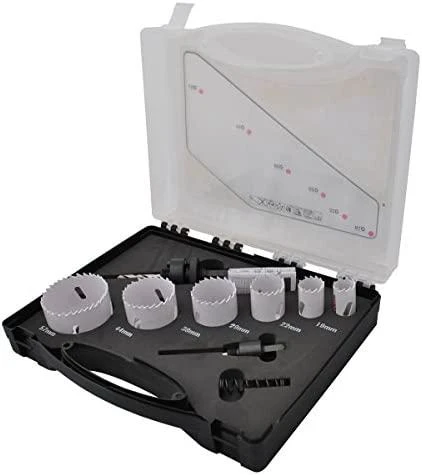 Makita HSS Bi-Metal gręžimo karūnų komplektas 6-dydžiai D-47117
