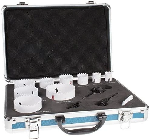 Makita D-47282 - Komplektas - Universalus - 19,22,29,35,38,51,54,57,68 mm - 12 vnt. - 9 vnt. - 2 vnt.
