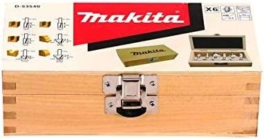 Makita Frezų rinkinys 6Vnt., 8mm cangei D-53540