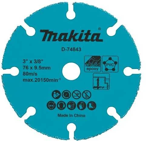 Makita Kietmetalio diskas su kietmetalio abrazyvu, 76mm D-74837 DMC300