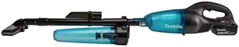 Makita DCL180SFCB Akumuliatorinis dulkių siurblys, 18V, 1x3.0Ah, DC18SD, juodos spalvos, komplekte cikloninis priedas.