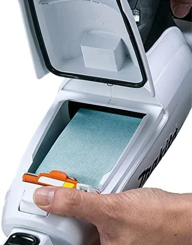 Makita DCL280FZW Akumuliatorinis dulkių siurblys 18 V Li-ion, BL-motor, Be akumuliatorių ir kroviklio!