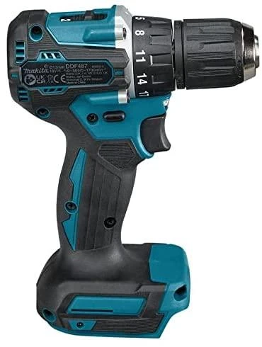 Makita DDF487RTJ Akumuliatorinis gręžtuvas 18V, 2x 5,0 Ah Li-ion, 40/23NM, BL-motor, MAKPACK