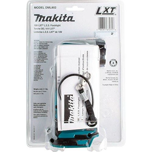 Makita LED prožektorius DML802 14,4/18V Li-ion Be akumuliatorių ir kroviklio