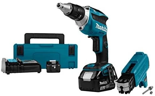 Irwin Makita DFS452TJX2 Akumuliatorinis suktuvas, 18 V, 2X5,0 Ah Li-ion, 4.000 min-1, 25-55mm