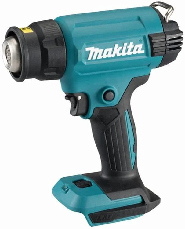 Makita DHG181ZJ LXT KARŠTO ORO FENAS 18V, Reguliuojama temperatūra - 550C°, 120/200 l/min, Be akumuliatorių ir kroviklio!, MAKPACK