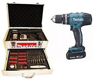 Makita DHP453SYEX gręžtuvas su priedų lagaminu