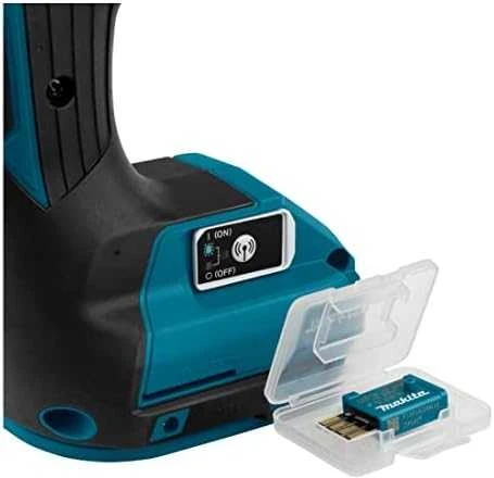 Makita DHR182ZWJ Akumuliatorinis perforatorius, 18 V, SDS-PLUS, 1,7J, LED, AWS, Be akumuliatorių ir kroviklio!, MAKPACK