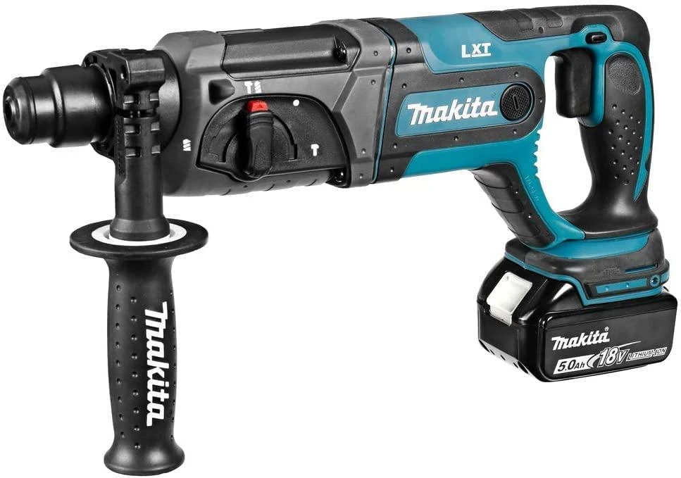 MAKITA akumuliatorinis perforatorius DHR241RTJ 18V 2J 2x5.0Ah