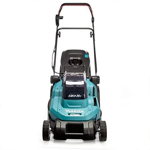 Makita Akumuliatorinė vejapjovė DLM432CT2 2x18V 2x5,0Ah 43cm