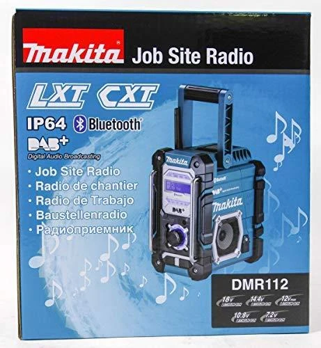Makita Darbo vietos radijas DMR112 DAB+, Bluetooth 