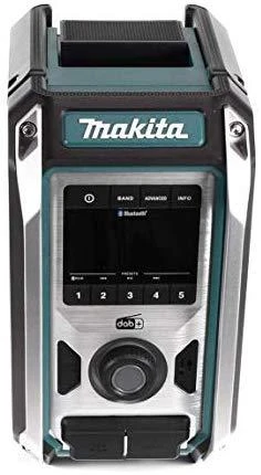 Makita DMR115 Radijas, CXT (12V Max (10,8V) / LXT (18V) baterijos, Žemųjų dažnių garsiakalbis, Bluetooth ir USB, DAB/DAB+