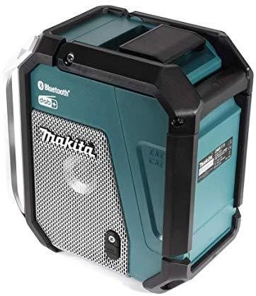 Makita DMR115 Radijas, CXT (12V Max (10,8V) / LXT (18V) baterijos, Žemųjų dažnių garsiakalbis, Bluetooth ir USB, DAB/DAB+