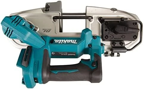 Makita DPB183Z Akumuliatorinis juostinis pjūklas, 66x66 mm,18V, aliuminio, Be akumuliatorių ir kroviklio!