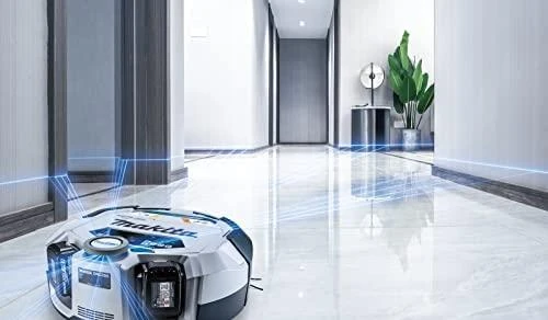 Makita DRC300Z Akumuliatorinis Robotų dulkių siurblys 2x18 V Li-ion, Be akumuliatorių ir kroviklio!