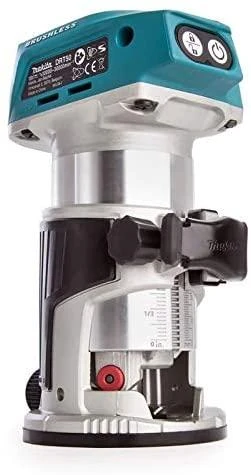 KRAŠTŲ FREŽUOJA MAKITA 18V 2x5,0Ah PRIEDAI MAKPAC DRT50RTJX2