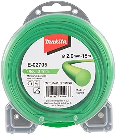 Makita Trimeriai 2,0mm/15m apvalus valas E-02705