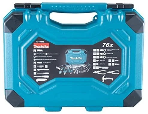 Makita RANKINIŲ ĮRANKIŲ RINKINYS 76VNT. E-10899 76VNT