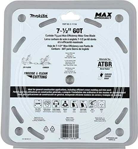 Makita E-11162 T.C.T. pjūklas 190X20X1,85mm 10° T60 EFFICUT