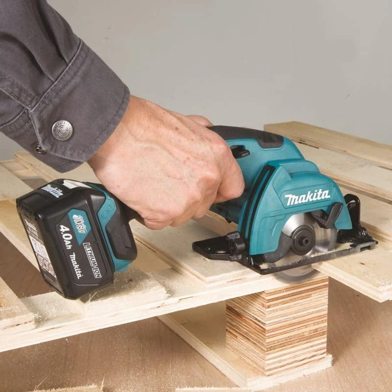 Makita HS301DSMJ Akumuliatorinis diskinis pjūklas, 12V MAX, 2x 4,0 Ah, 25,5 mm, ø85mm, MAKPACK