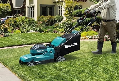 Savaeigė akumuliatorinė vejapjovė Makita LM002JM101, 64 Vmax, 53 cm, su akumuliatoriumi ir įkrovikliu (atnaujinta)