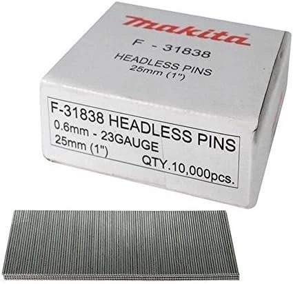 Makita Smeigės 0,6X25MM, Plienas P25, 10.000 Vnt. F-31838 Smeigės 0,6X25MM, Plienas P25, 10.000 Vnt. BPT350, BPT351, AF500HP