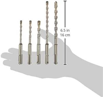Grąžtas Makita SDS-PLUS Grąžtų Komplektas (5x110, 6x110, 6x160, 8x110, 8x160) B-49052