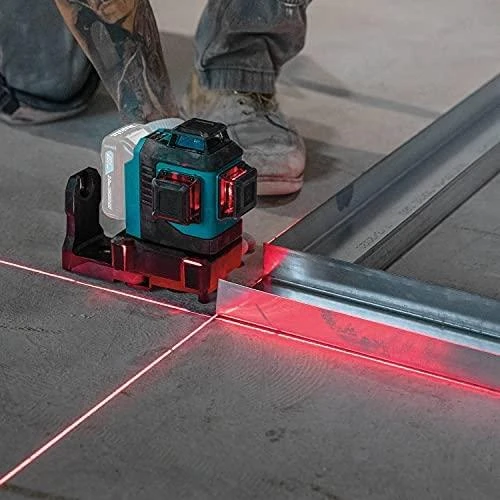 Makita Akumuliatorinis 360° CXT® lazerinis nivelyras SK700D 12Vmax • Raudono spindulio • 25 m