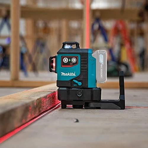 Makita Akumuliatorinis 360° CXT® lazerinis nivelyras SK700D 12Vmax • Raudono spindulio • 25 m