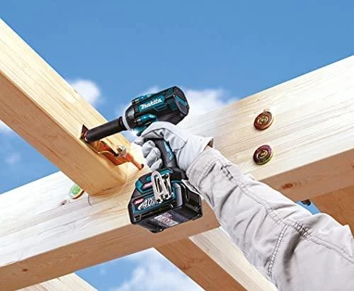 Makita TW004GZ Smūginis veržliasukis XGT, 1/2", 350Nm, 2xLED, bešepetėlinis variklis, "Z" versija - komplektuojamas be akumuliatoriaus ir kroviklio