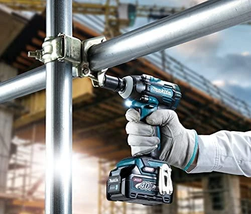 Makita TW004GZ Smūginis veržliasukis XGT, 1/2", 350Nm, 2xLED, bešepetėlinis variklis, "Z" versija - komplektuojamas be akumuliatoriaus ir kroviklio